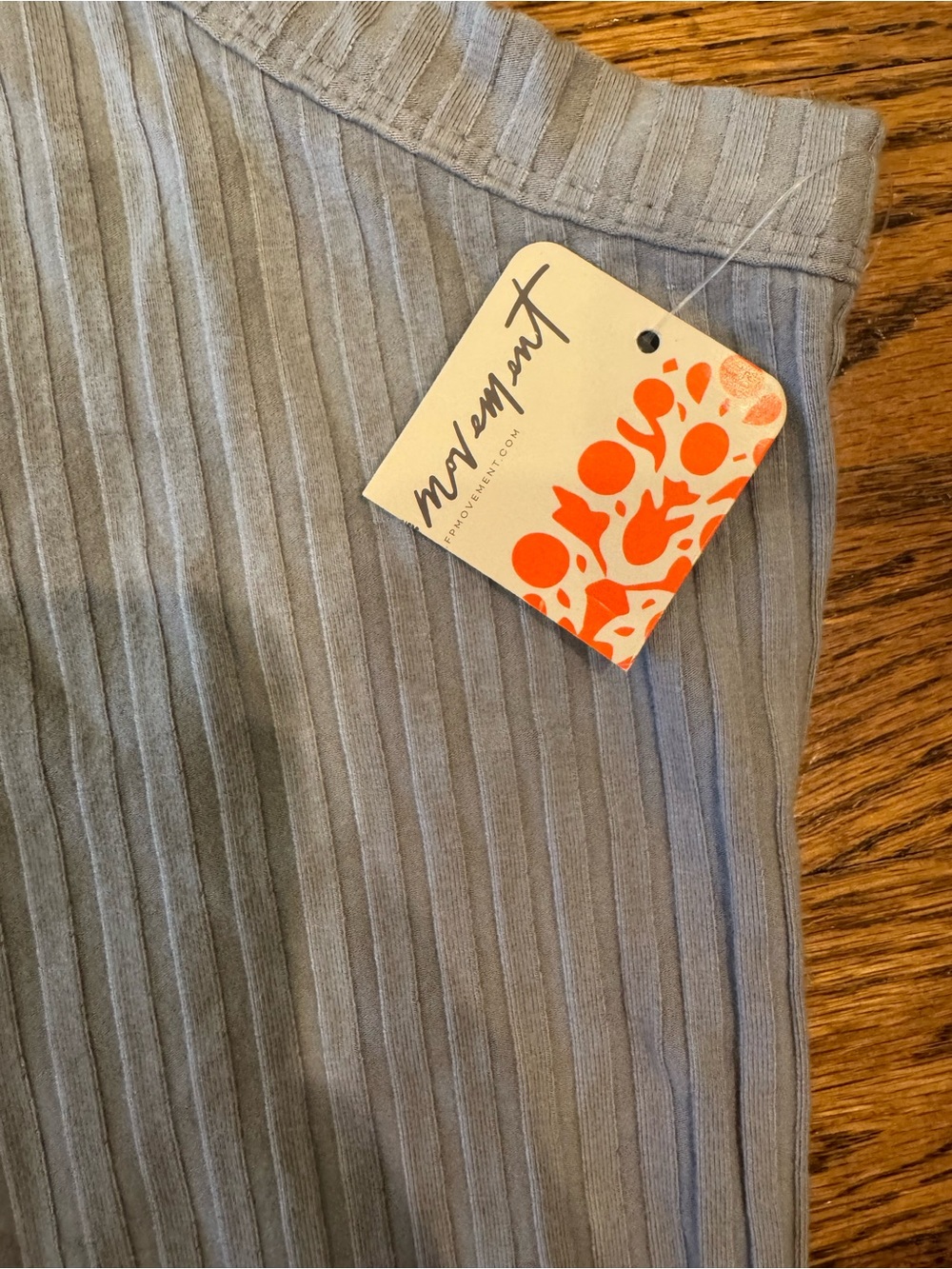 FP Movement by Free People Ribbed Tank Top in Light Gray - Picture 4 of 5